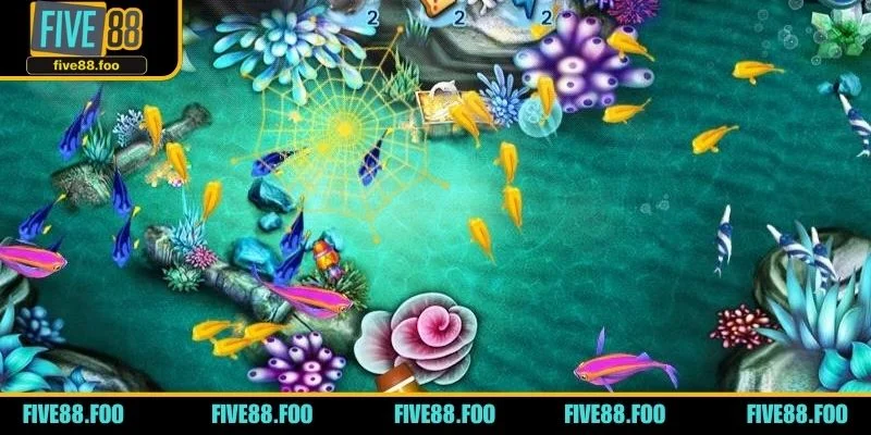 Người chơi sử dụng chiến thuật để hạ gục cá lớn nhanh chóng